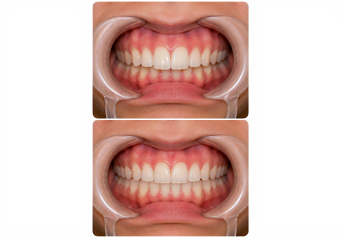Overbites Before and After